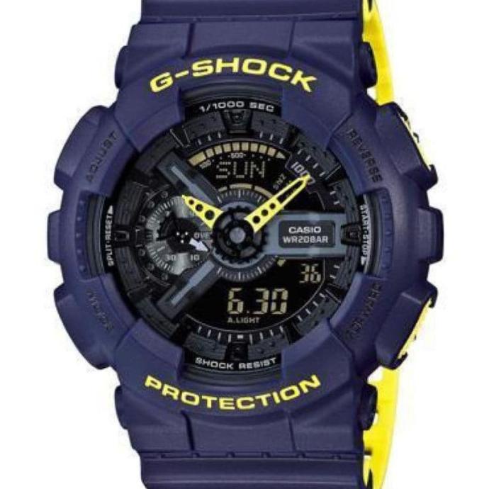 Jam Tangan G Shock GA-110LN-2A Biru Dongker GShock GA110 GA-110 Ori BM