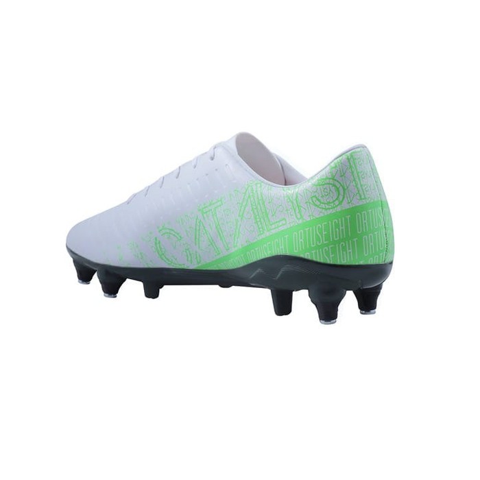 SEPATU BOLA ORTUSEIGHT CATALYST CYPHER SG - White Green (100% ORIGINAL)