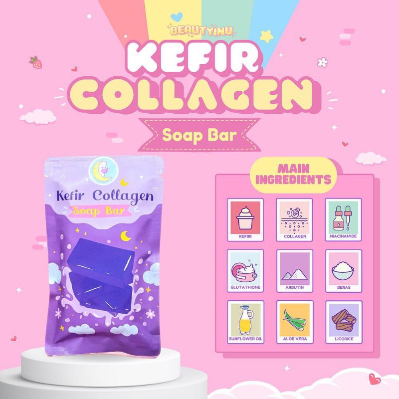 MFI - Sabun Kefir Collagen / Sabun Pemutih Badan / Ori 75 gr