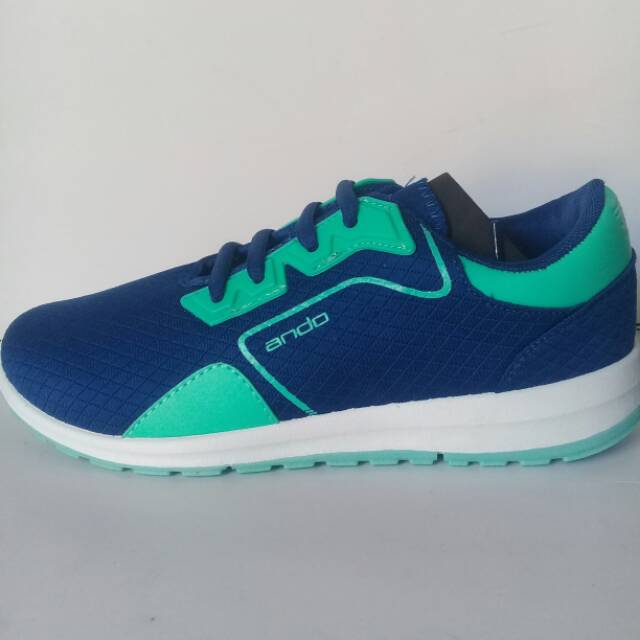 Sepatu wanita olahraga ando linden navy tosca