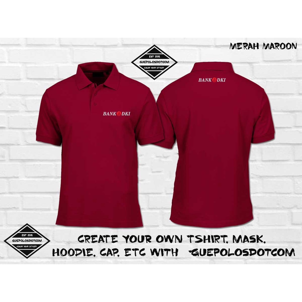Poloshirt Bank DKI - Polo Bank DKI - Kaos Bank DKI - Kaos Bank DKI - Custom Polo
