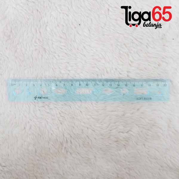 365 PENGGARIS 20CM #40908 Penggaris Plastik 20cm Warna Pastel Estetik