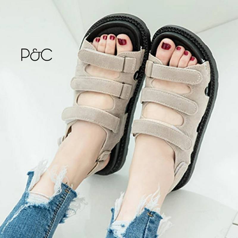 WEDGES TALI WANITA SANDAL WANITA