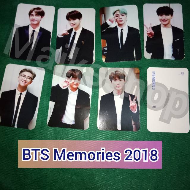 BTS Memories 2018 Photocard Kpop