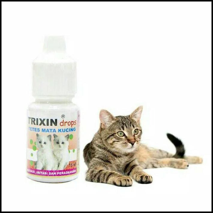 Trixin Cat Obat Tetes Mata Kucing Obat Sakit Mata Kucing