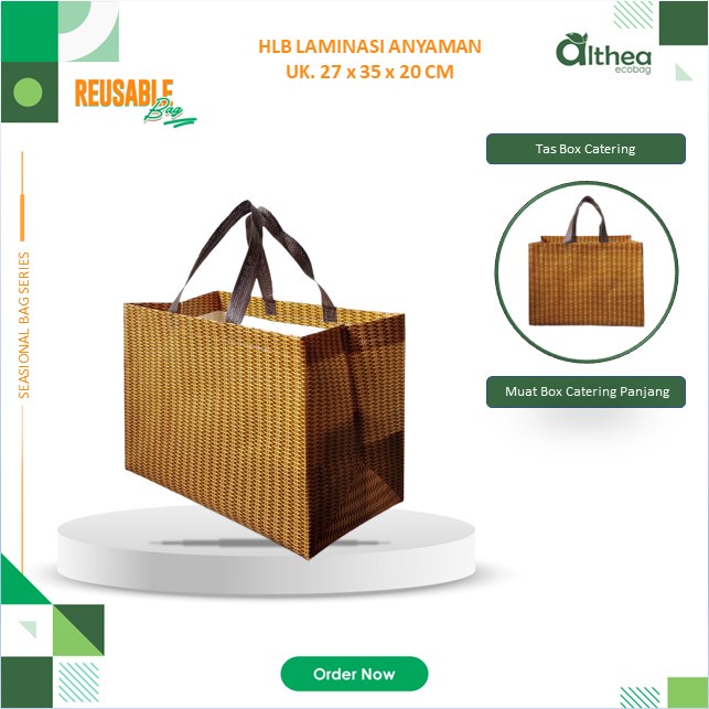 

Tas Nasi Box Tas Hajatan Goodie Bag Bahan Spunbond Motif Anyaman Bahan Tebal Tas Jinjing Tas Spunbond Ukuran 27x35x20