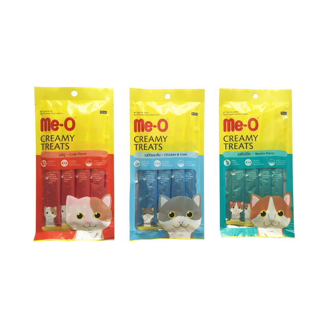 MEO CREAMY TREATS/LIQUID ME-O|Meo Creamy Treats 60gr | Meo Liquid Snack Kucing