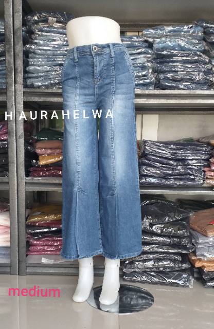 KULOT JEANS VJ  ORIGINAL HAURAHELWA  #BELAH DEPAN SIZE S,M,L