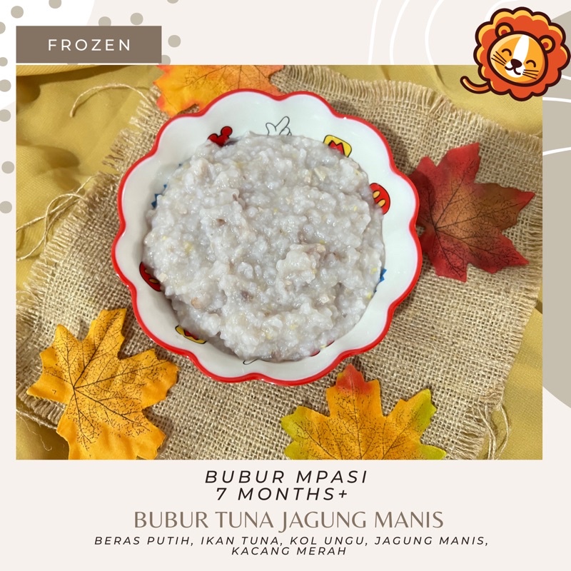 BUBUR MPASI 4⭐️ (4 KUADRAN) / BUBUR TUNA / BUBUR AYAM ZUCCHINI / MPASI FROZEN / MENU LENGKAP