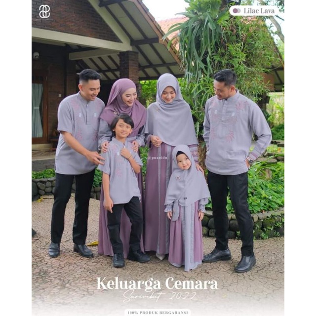 famset / sarimbit keluarga cemara by puan Indonesia