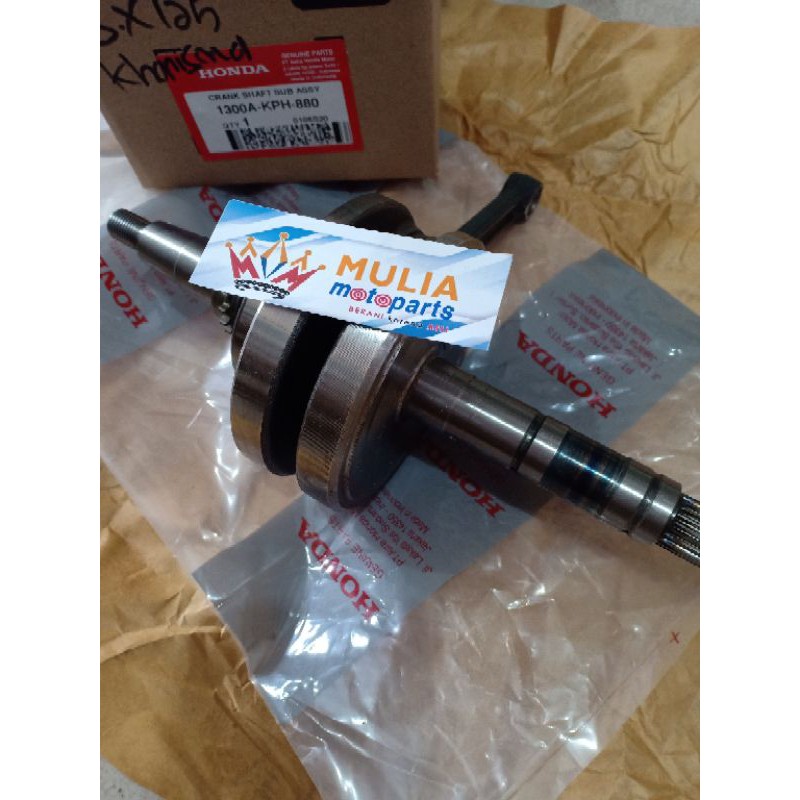 CRANKSHAFT KHARISMA, SUPRA X 125 OLD, KARISMA ASLI ORI HGP 1300A-KPH-880