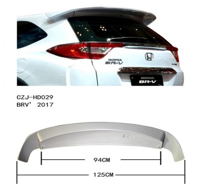 Spoiler plastik honda brv mentah