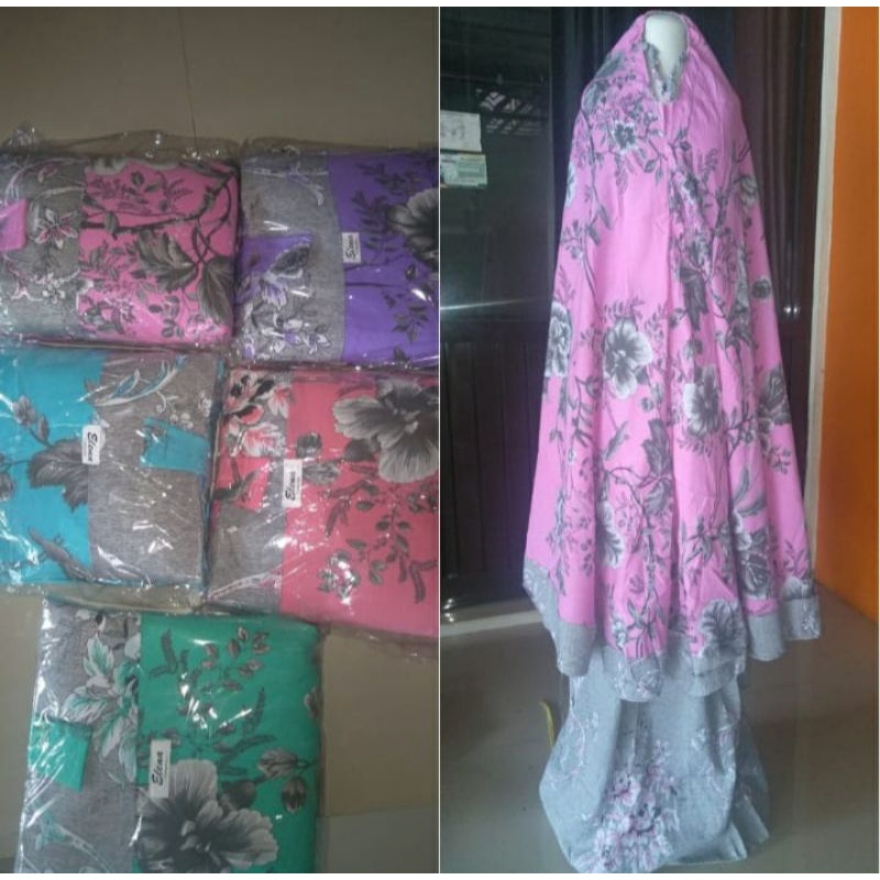 MUKENA KATUN RAYON DEWASA COD FREE TAS