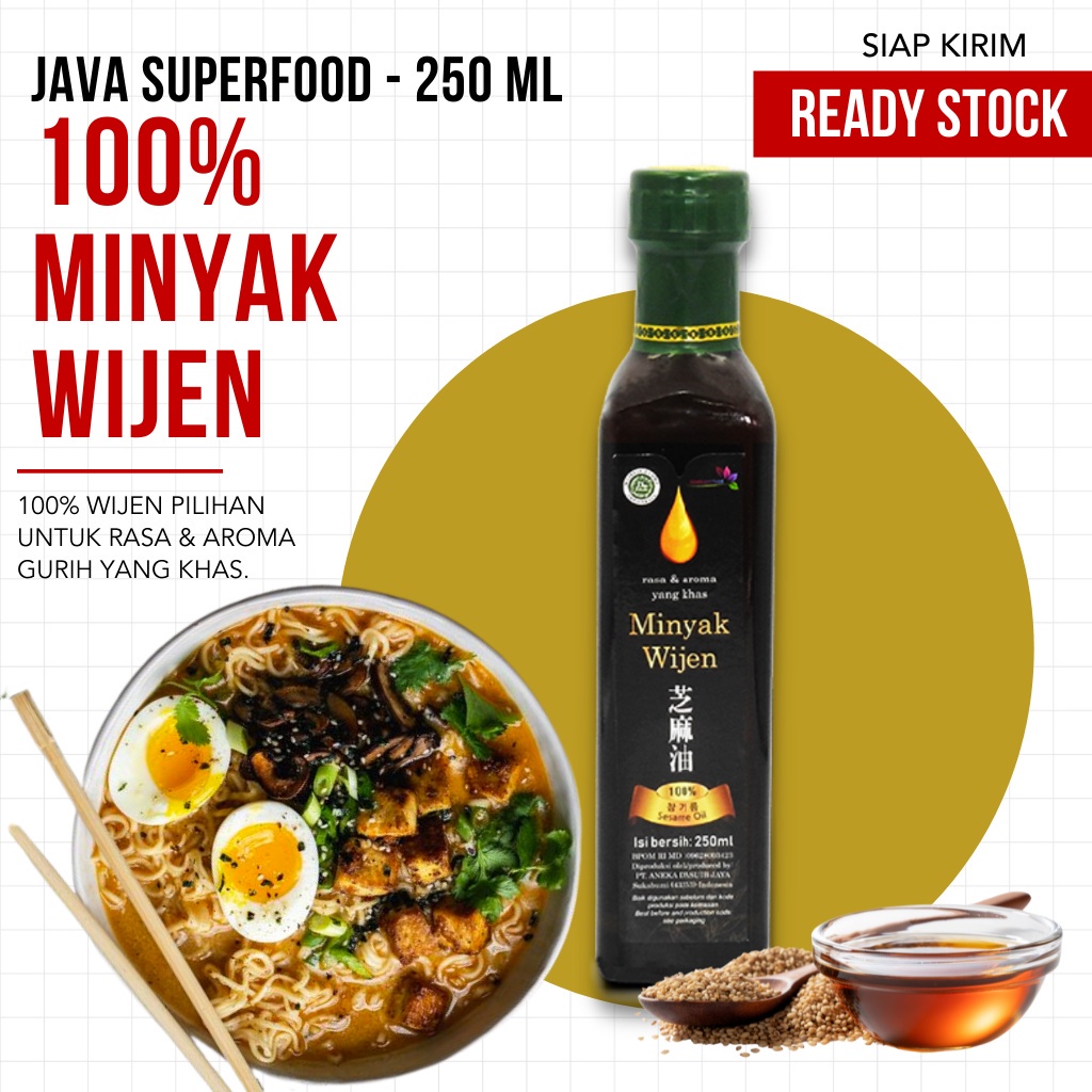 Minyak Wijen 100% Java Superfood - 250ml (TERMURAH)