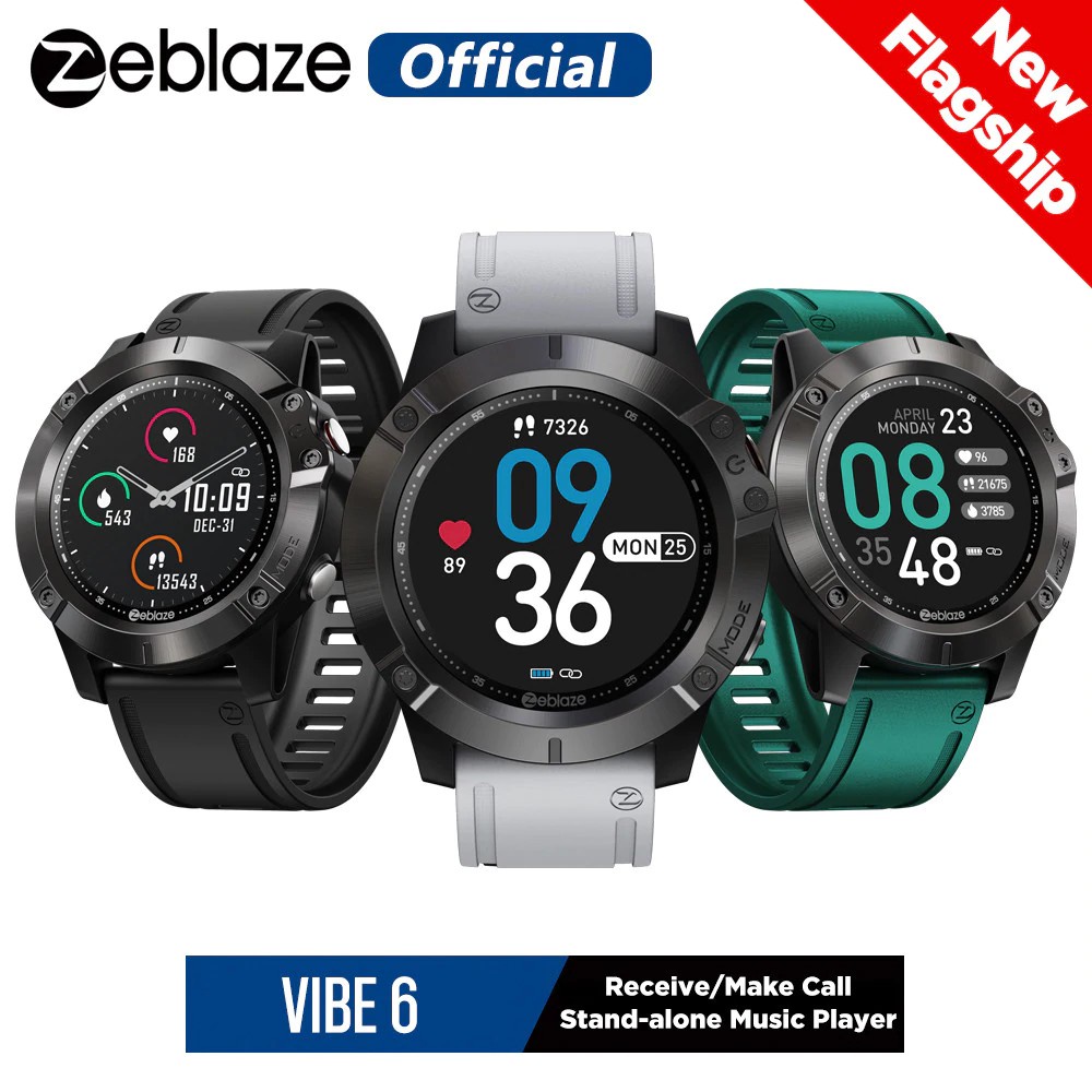 Jual SmartWatch PROMO Terbaru Keren Jam Tangan COD W0H7 ZEBLAZE VIBE 6