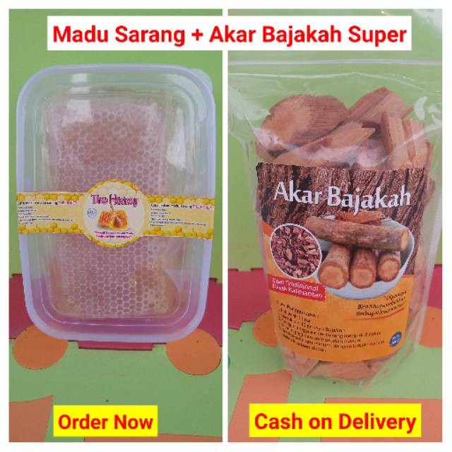

MIX AKAR BAJAKAH SUPER DAN MADU SARANG 100% MADU MURNI