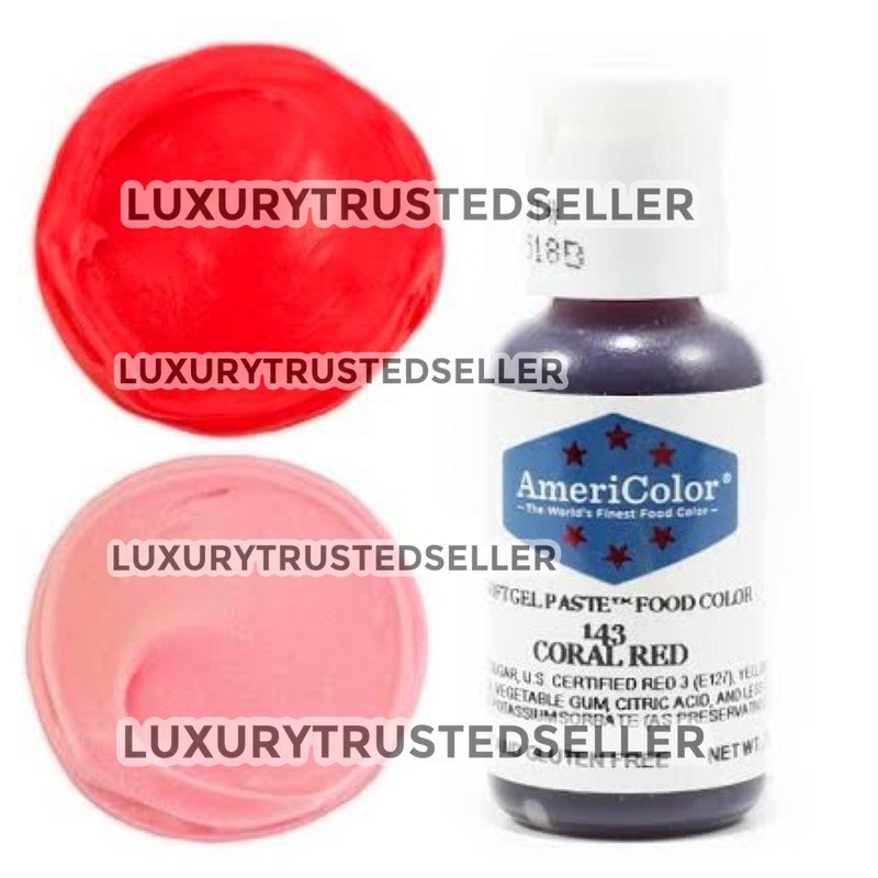 

AMERICOLOR SOFTGEL PASTE CORAL RED 0,75 OZ