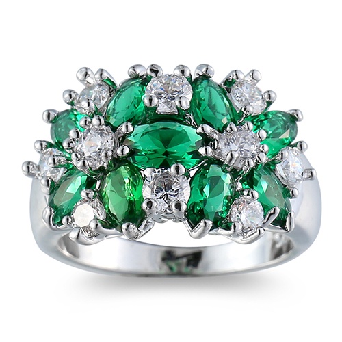 Hu Hu Hu Hu Hu Alat Bantu Pasang Kacamata♡ Cincin Lapis Sterling Silver 925 Dengan Berlian Imitasi Untuk Wanita