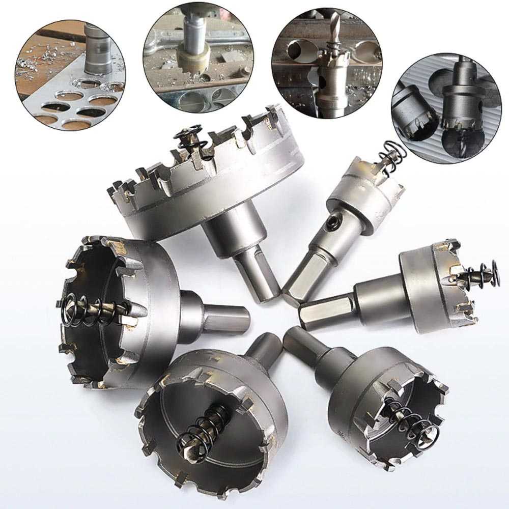 (100% BARANG ORI) Mata Bor HSS Hole Saw Bit Set 6 PCS - GJ0108
