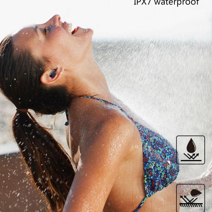 (HARGA BERSAHABAT) ⚡YZ Tws Bluetooth 5.1 Earphone 10000MAh Pengisian Case Nirkabel 9D Stereo Olahrag