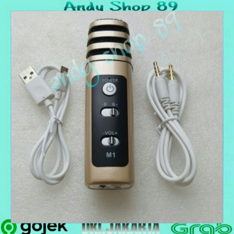 NEW Microphone karaoke, KTV POWER M1 penjernih 5suara reverbKTV SINGING KARAOKE MICROPHONE  ORYGINAL