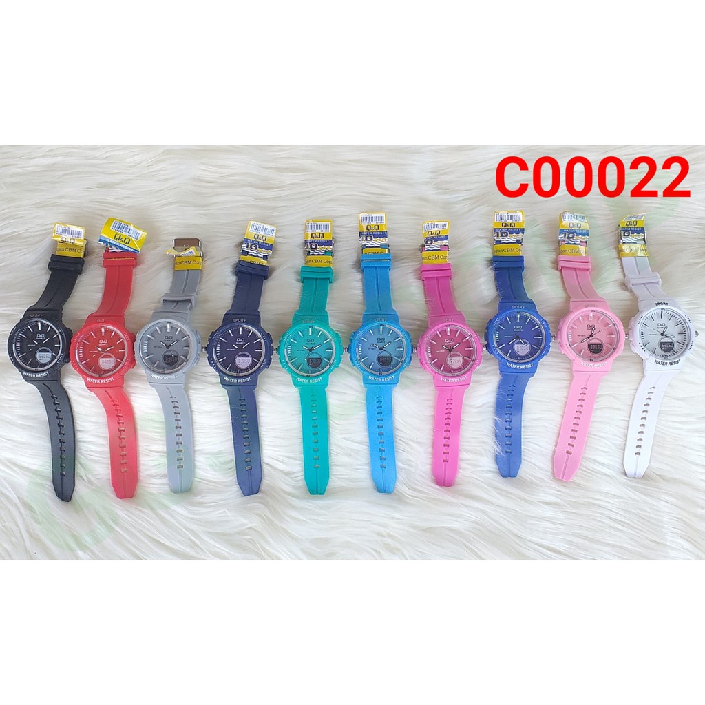 C ( C22 ) JAM TANGAN COUPLE DEWASA / WATER RESISTANT 3 ATM / TAHAN AIR