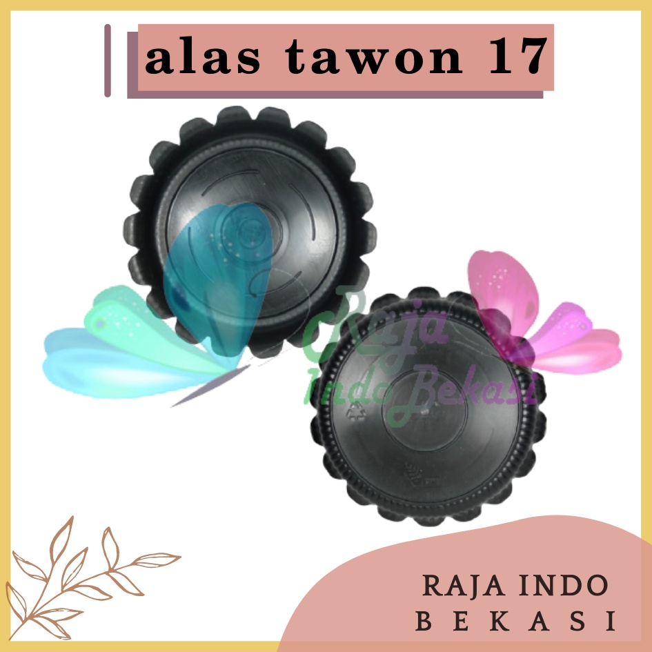 Alas Pot 17 Hitam Tray / Gbl / Eco / Alas Tawon 17 Hitam Tatakan Pot Tawon Pirus Hitam 21 18 Cm