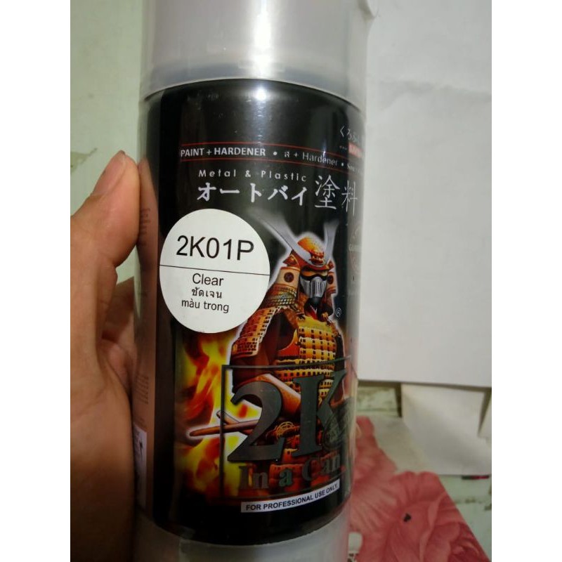 SAMURAI PAINT PILOK CAT CLEAR 2KO1P SAMURAI 2K ANTI GORES KILAP KACA 300ml  Pylok Samurai