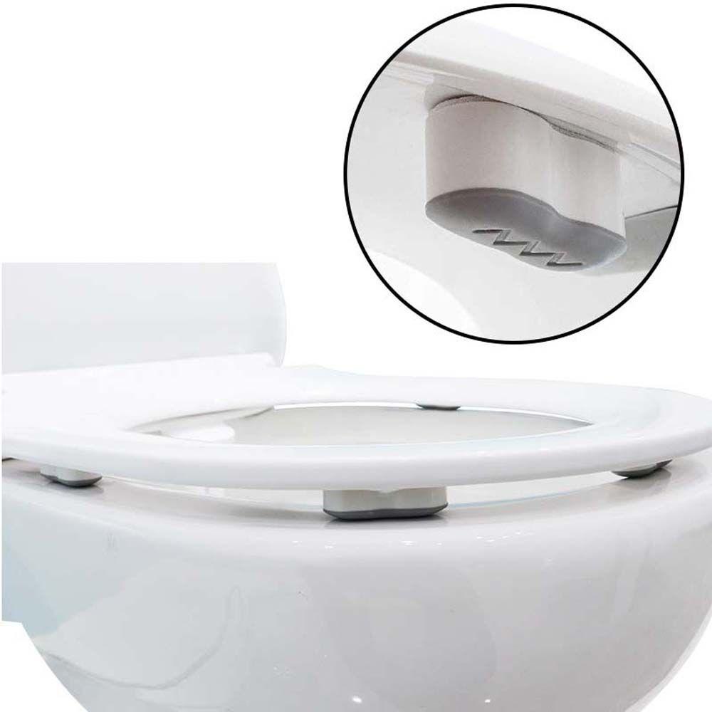 [Elegan] Bumper Dudukan Toilet Universal 4buah Higienis Menghindari Menyentuh Bantalan Pengganti Rumah Tangga