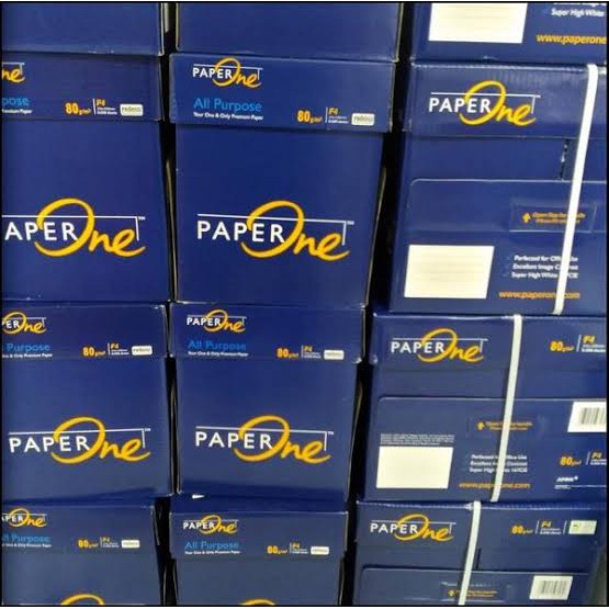 

Kertas HVS F4 80gsm Merk PAPER ONE 1 dus PROMO.....