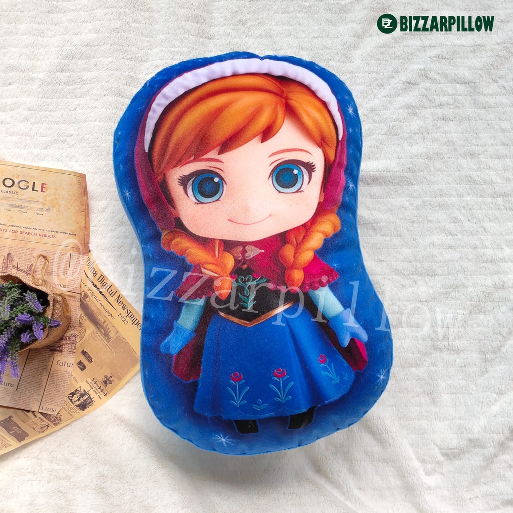 Bizzarpillow Bantal Kapsul Elsa Anna Anna BZ130