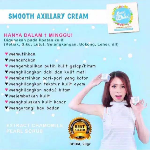 Everwhite Axillary Cream 15g - Pemutih Area Lipatan Kulit