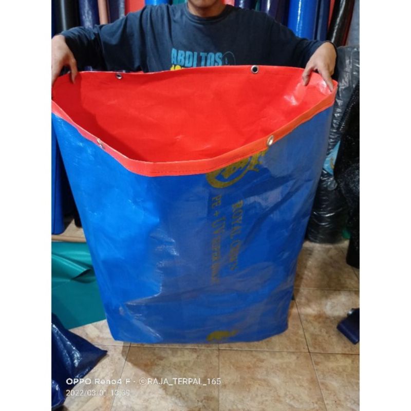 karung kantong paket 70cmx100cm buat barang kurir