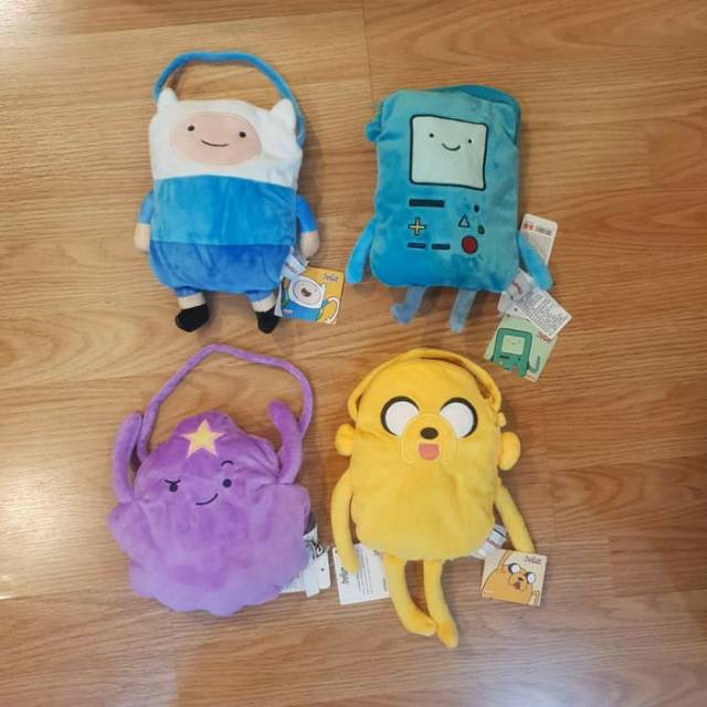 Sling Bag Handphone Adventure Time / Cell Phone Pouch Miniso Japan Original Tas Selempang Sling Bag