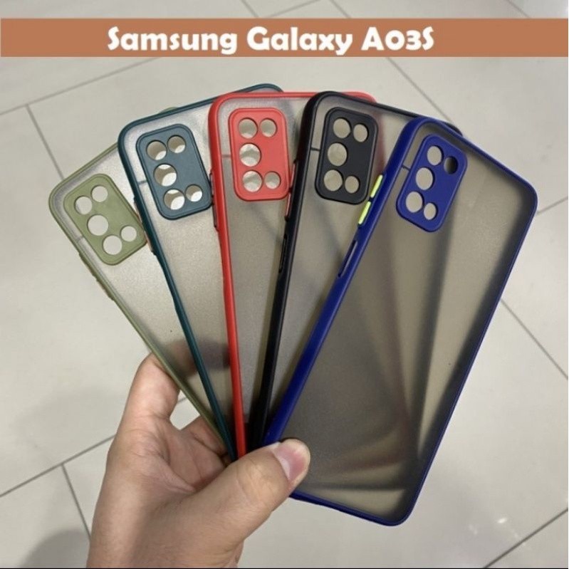 CASE MATTE SAMSUNG GALAXY A03S TRANSPARAN FUZE MACARON MY CHOICE - FA