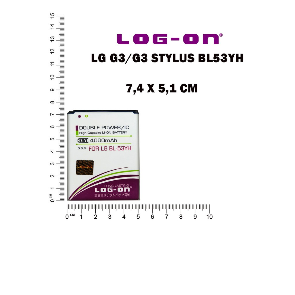 BATERAI LOG ON LG G3/G3 STYLUS BL53YH