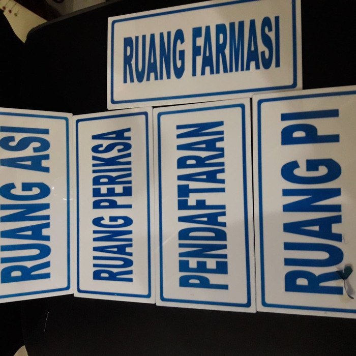 

Akrilik papapan nama customAcrylic Sign label 10x20 Elegan