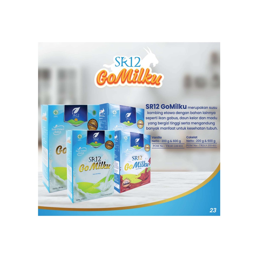 

GO MILKKU SR12 Susu Etawa(Susu Kambing) Original