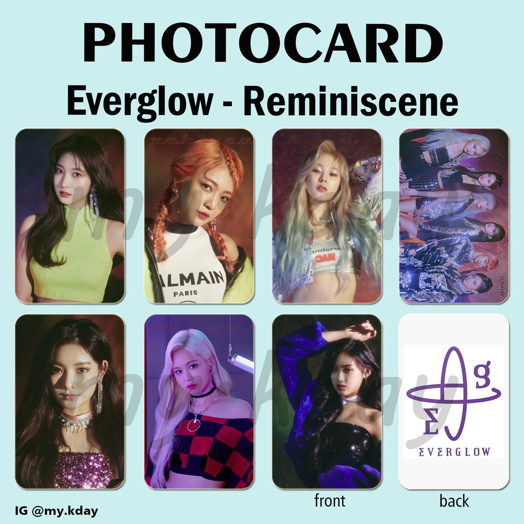PC-0014, Unofficial Photocard Everglow Reminiscene 2 sisi