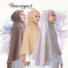 Harga Promo Bisa COD Hijab Instant Bergo Maryam JUMBO XXL Hijab Syari Kerudung Jumbo-5