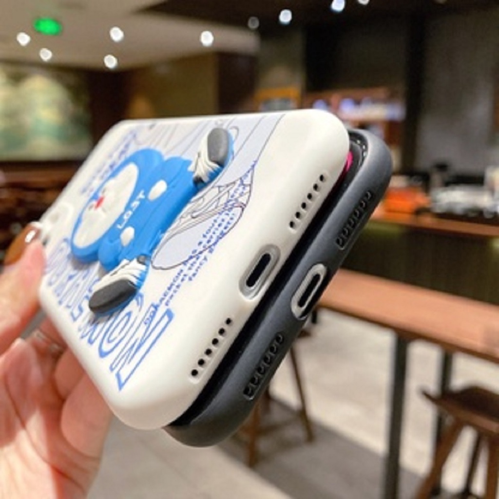 Case 3D Doraemon For Oppo Reno 6 3 5F 5 4F 4 3 2F F11 Pro F5 F7 A16 A3s A1K A15 A15s A31 A8 A9 A5 2020 A74 A93 A7 A5s A12 F9 4g 5g Soft Case