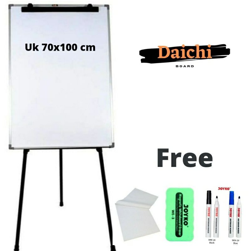 

Papan Tulis / Flipchart Daichi Magnetic Uk 70 x 100