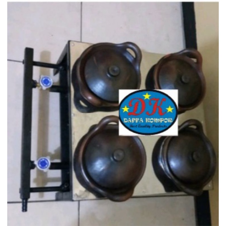 KOMPOR SERABI surabi 4 TUNGKU PLUS CETAKAN SERABI TANAH