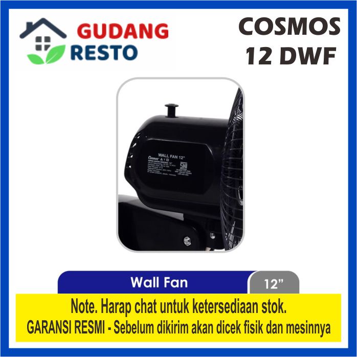 COSMOS 12 DWF KIPAS ANGIN DINDING 12DWF WALL FAN TEMBOK GANTUNG 12&quot; 12INCH INCH