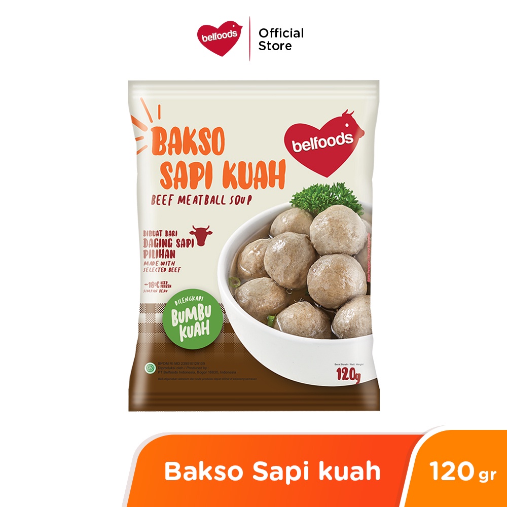 Jual Belfoods Bakso Sapi Kuah 120 Gr Indonesia Shopee Indonesia