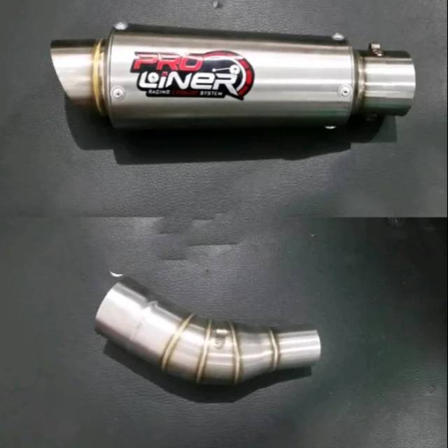 KNALPOT PRO LINER SLIP ON NINJA 250FI KARBU R25 MT 25 RR MONO
