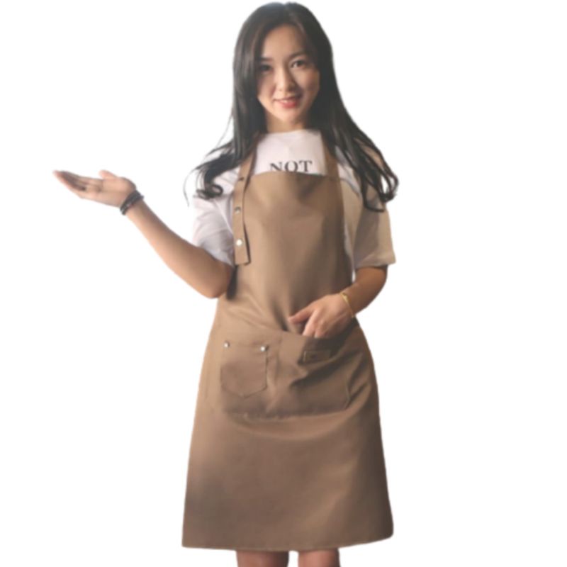 Celemek Apron Masak Celemek Dapur Apron Chef Bahan Drill