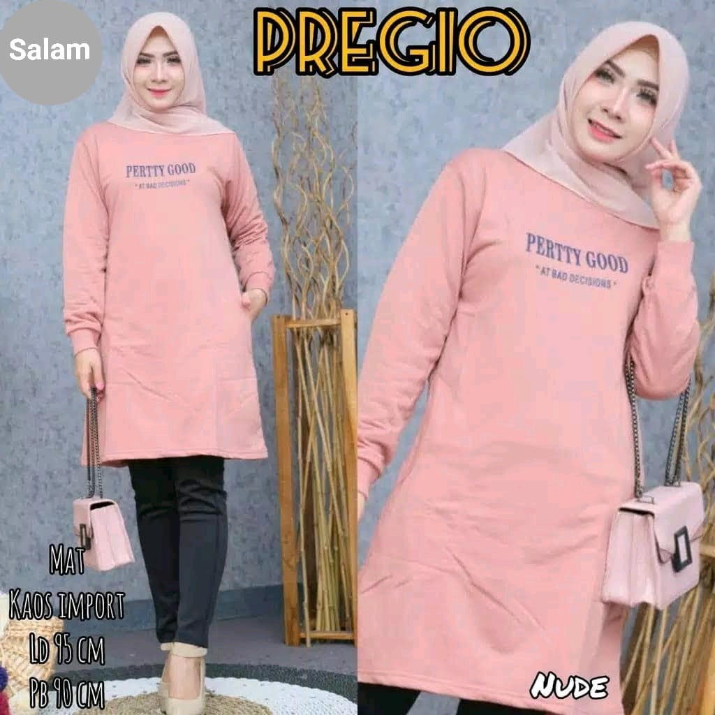 Tunik Kaos Wanita Import