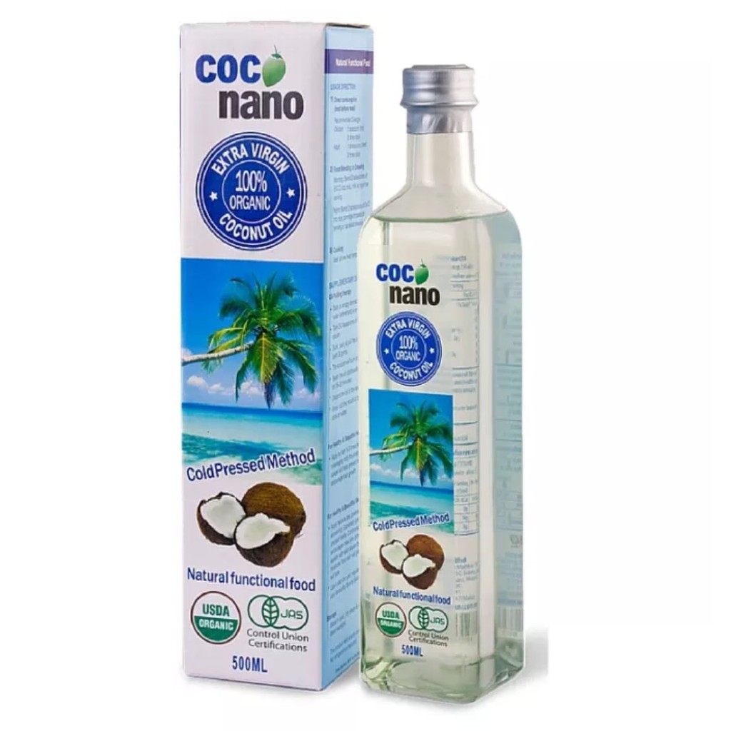 Coco Nano Organic Coldpressed Coconut VCO 200ml-500ml