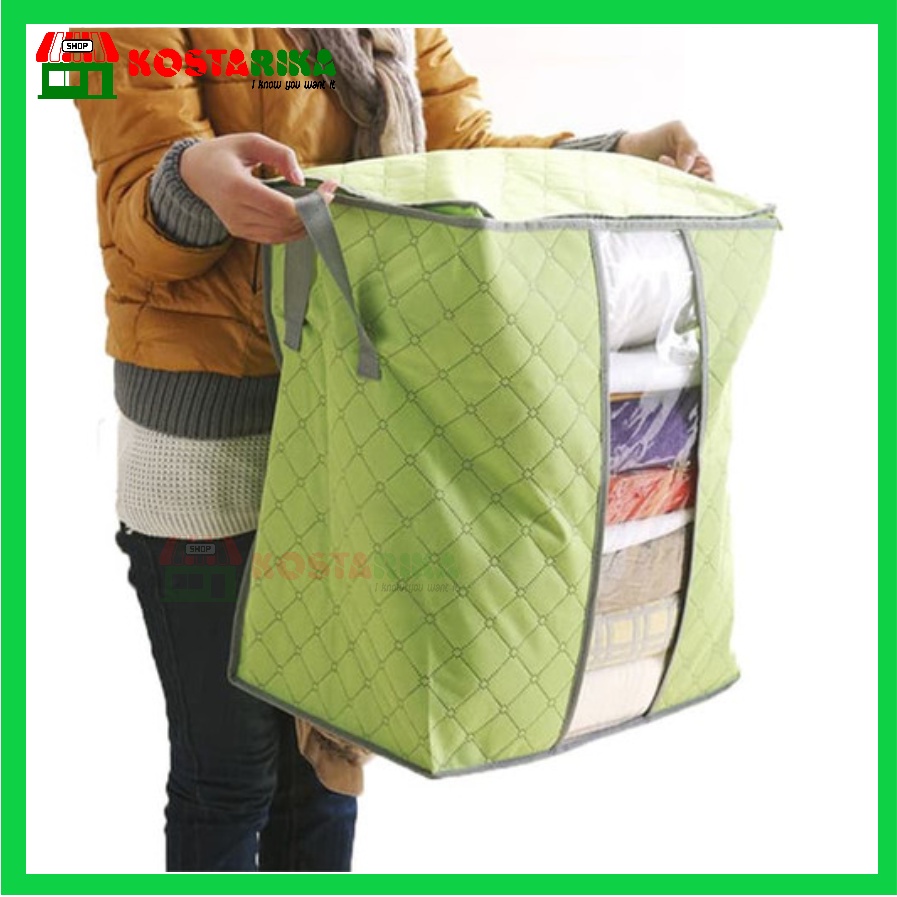 Storage Bag berdiri Box Tempat Penyimpanan Pakaian selimut bed cover Termurah